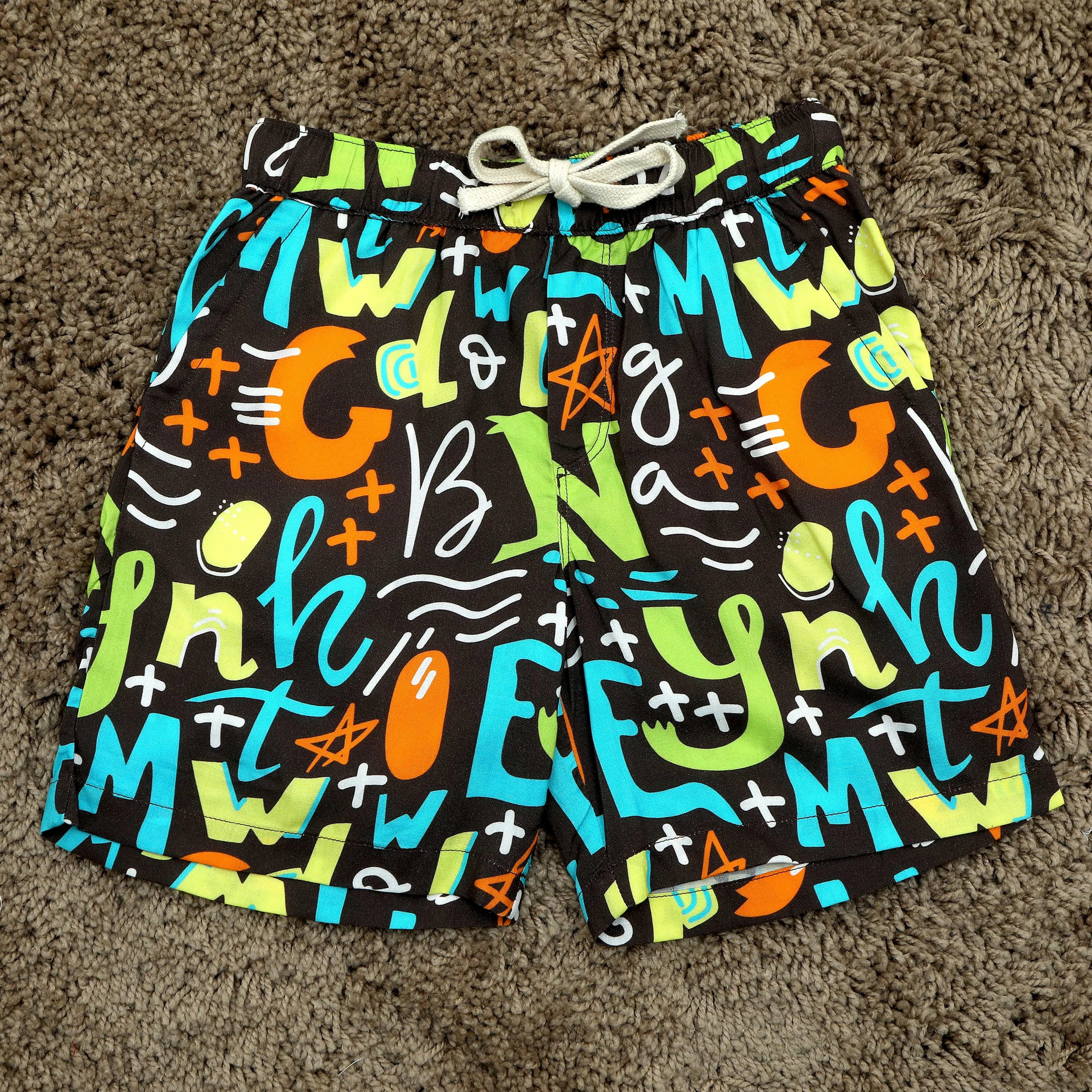 Boys Abstract Print Short Candy