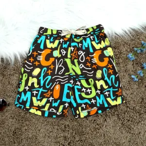 Boys Abstract Print Short Candy