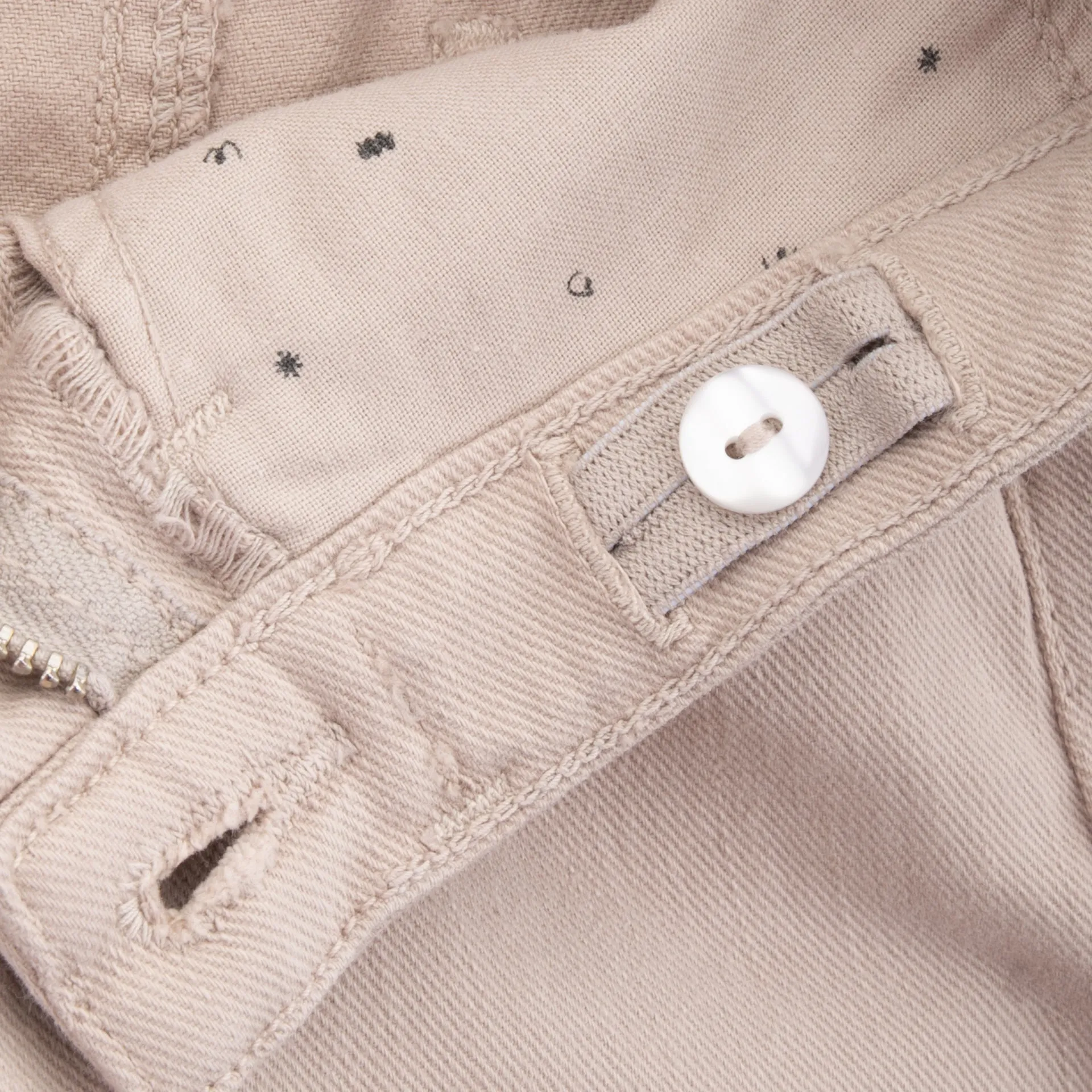 Boys Light Brown Cotton Trousers