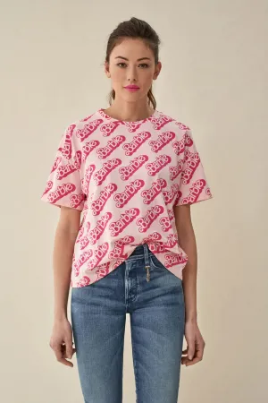 CAMISETA BARBIE CON PRINT ALLOVER