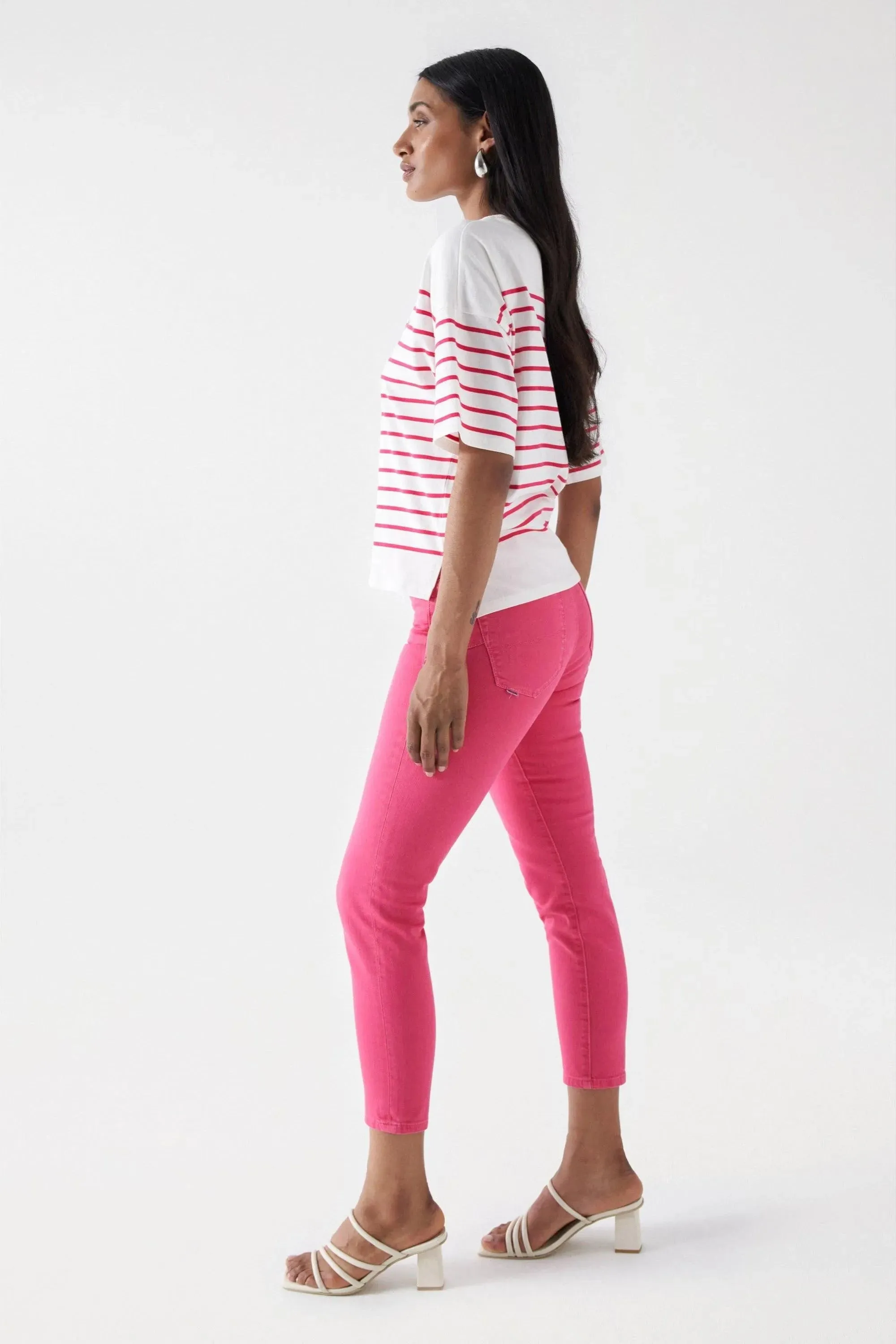 Camiseta Salsa Jeans de Rayas con Branding