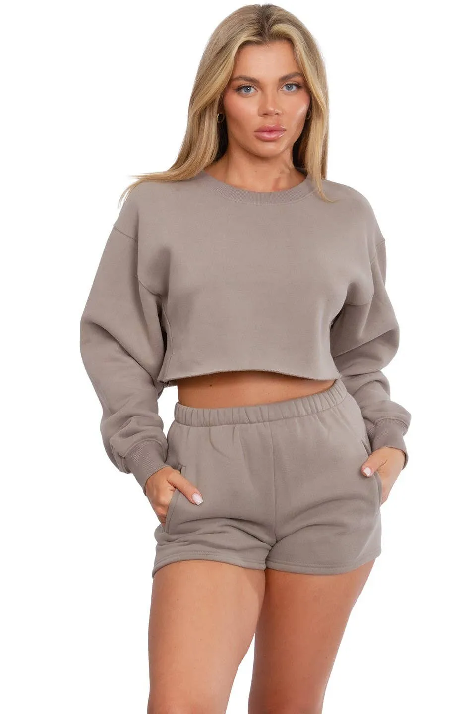 CASUAL HIGH WAISTED SHORTS (PH26411-MOMO )