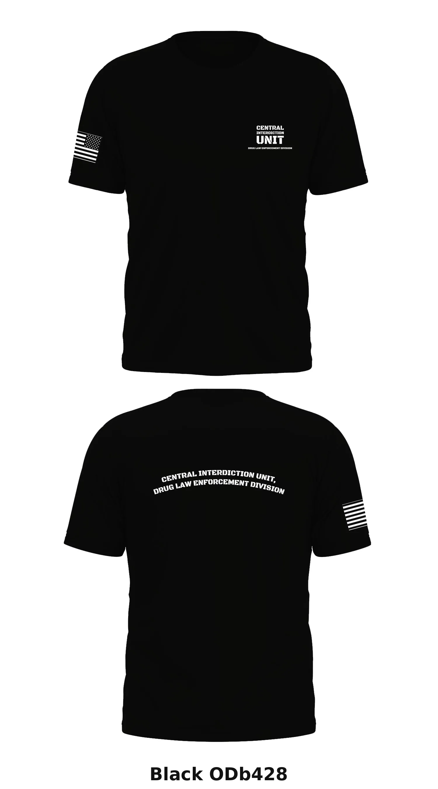 Central Interdiction Unit, Drug Law Enforcement Division  Store 1 Core Men's SS Performance Tee - ODb428