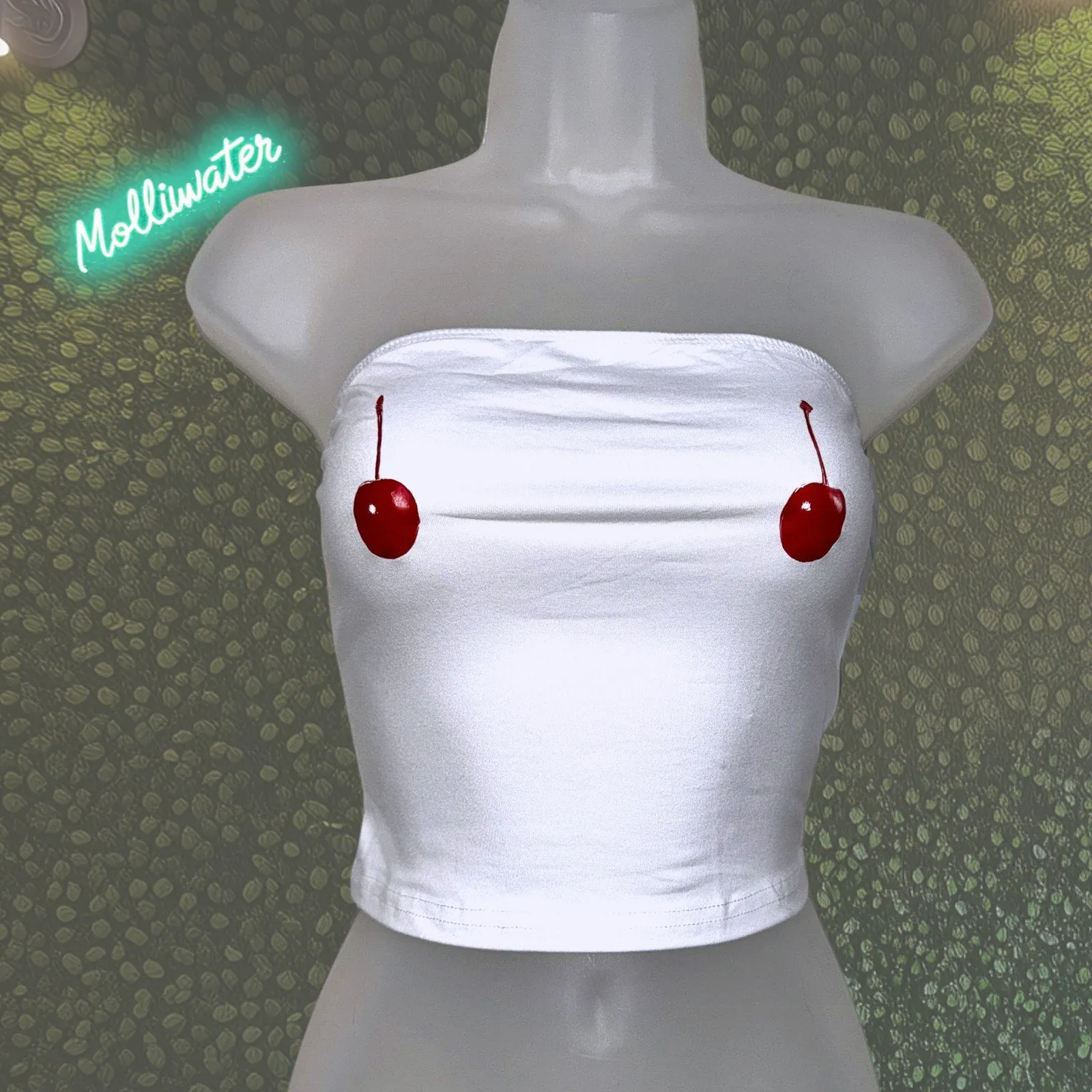 Cherry Pop Tube Top Y2k 90s