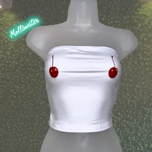 Cherry Pop Tube Top Y2k 90s