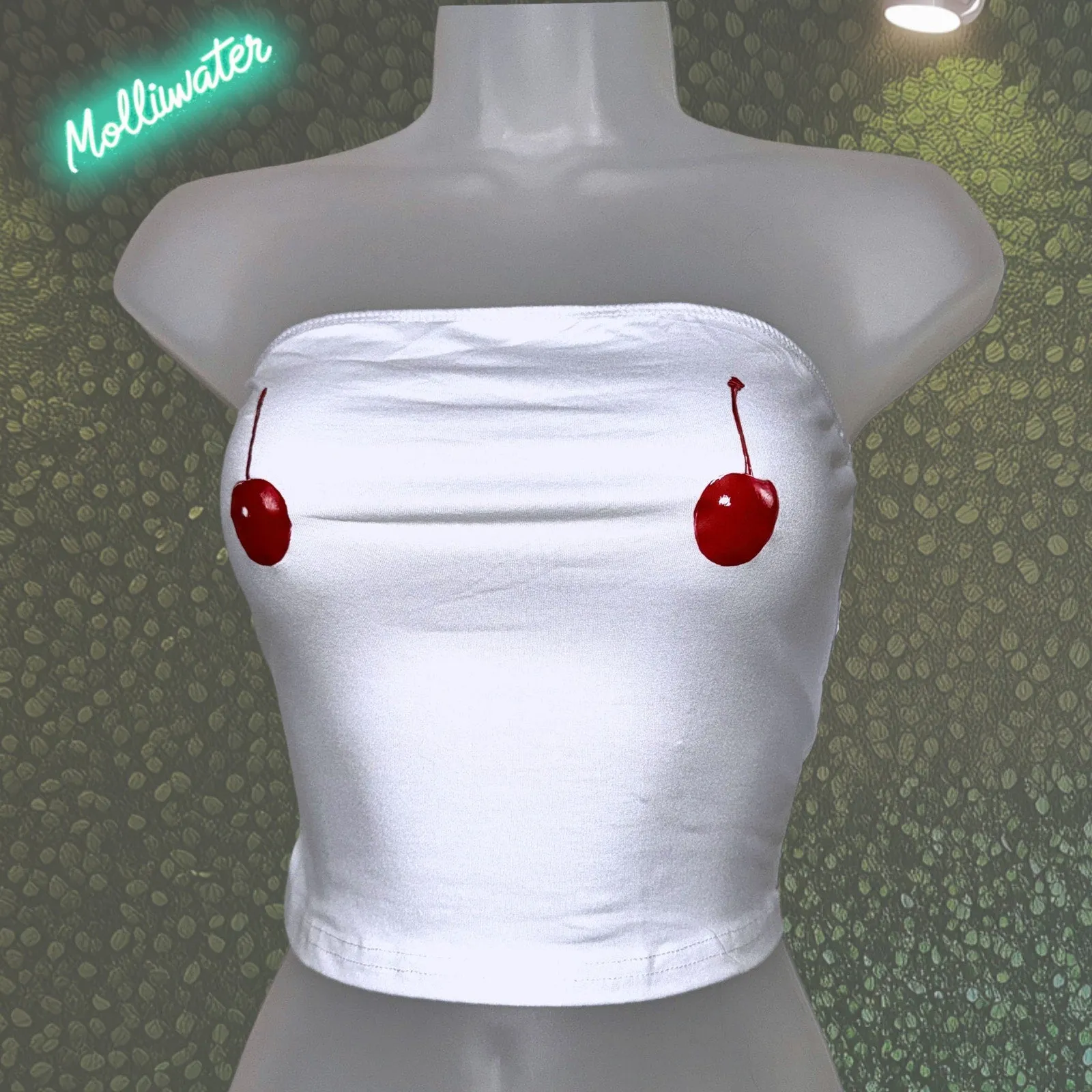 Cherry Pop Tube Top Y2k 90s