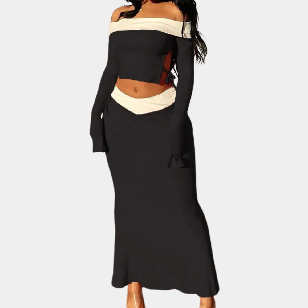 Chic Slim-Fit Women’s Two-Piece Shorts Set