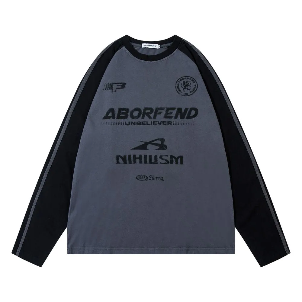 Classic Crew Neck Print Sweatshirt