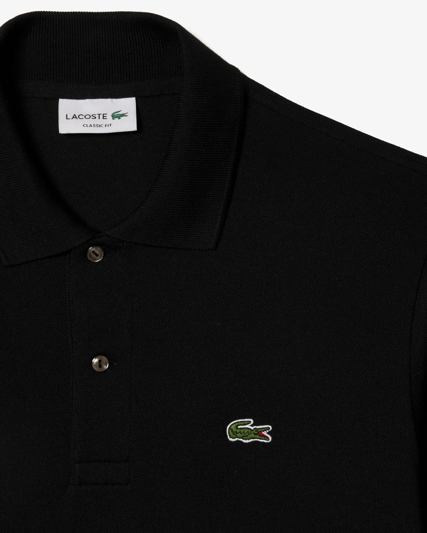 CLASSIC FIT L.12.12 ORIGINAL PIQUÉ POLO SHIRT Black