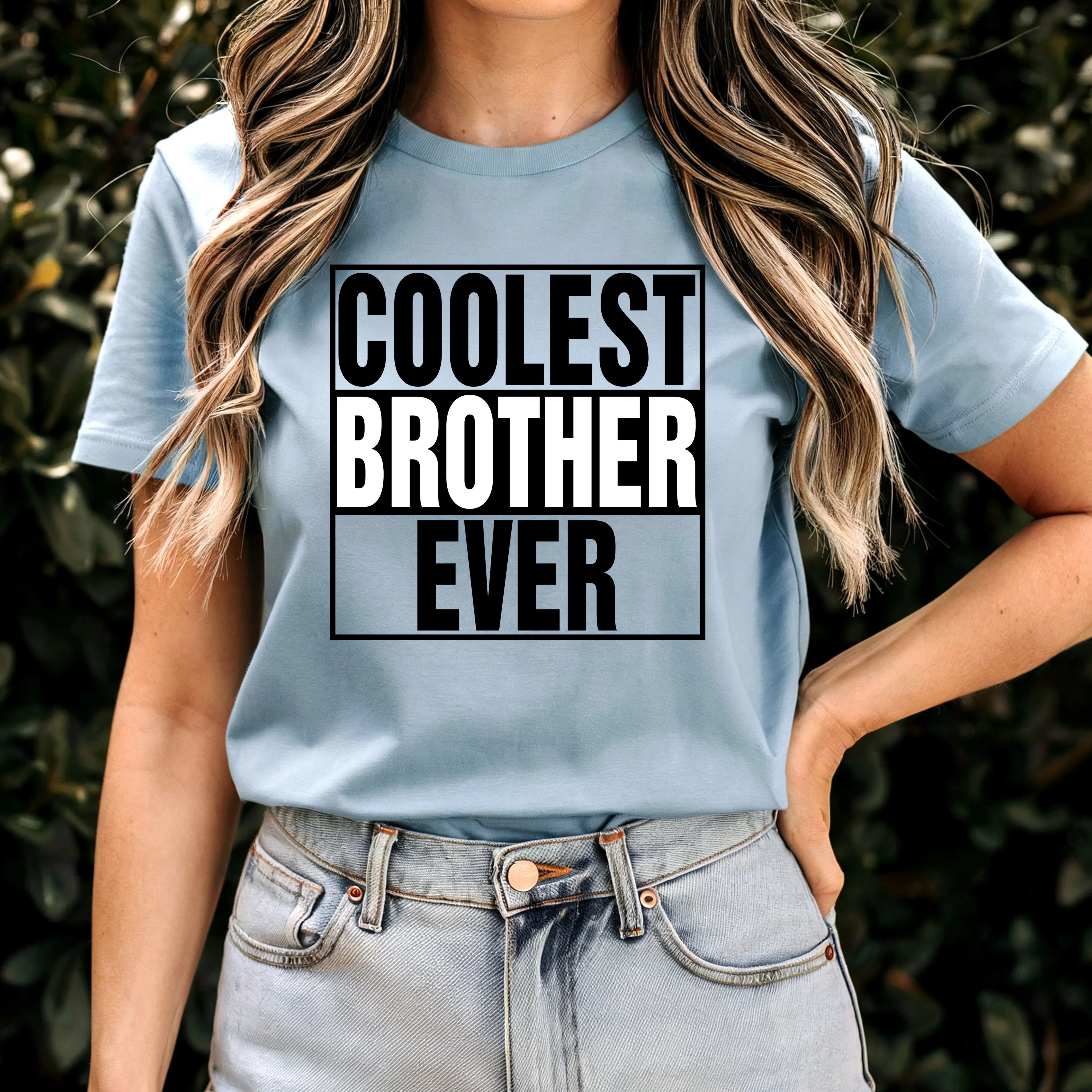 Comfort Colors Big Brother Shirt, Coolest Brother Ever Shirt, Brother Tshirt, Mens Clothing, Family Shirt, Graphic Tees, Christmas Gifts