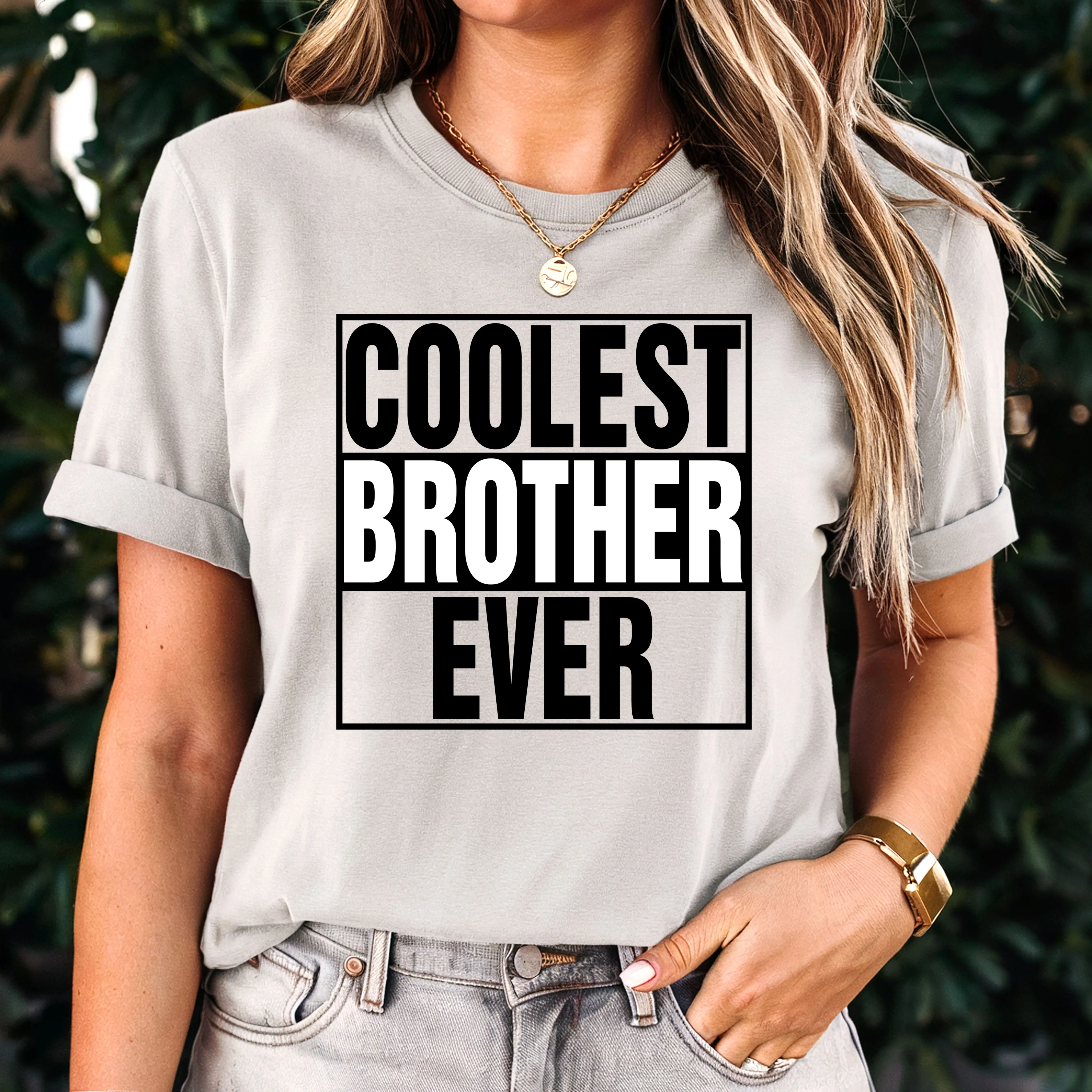 Comfort Colors Big Brother Shirt, Coolest Brother Ever Shirt, Brother Tshirt, Mens Clothing, Family Shirt, Graphic Tees, Christmas Gifts