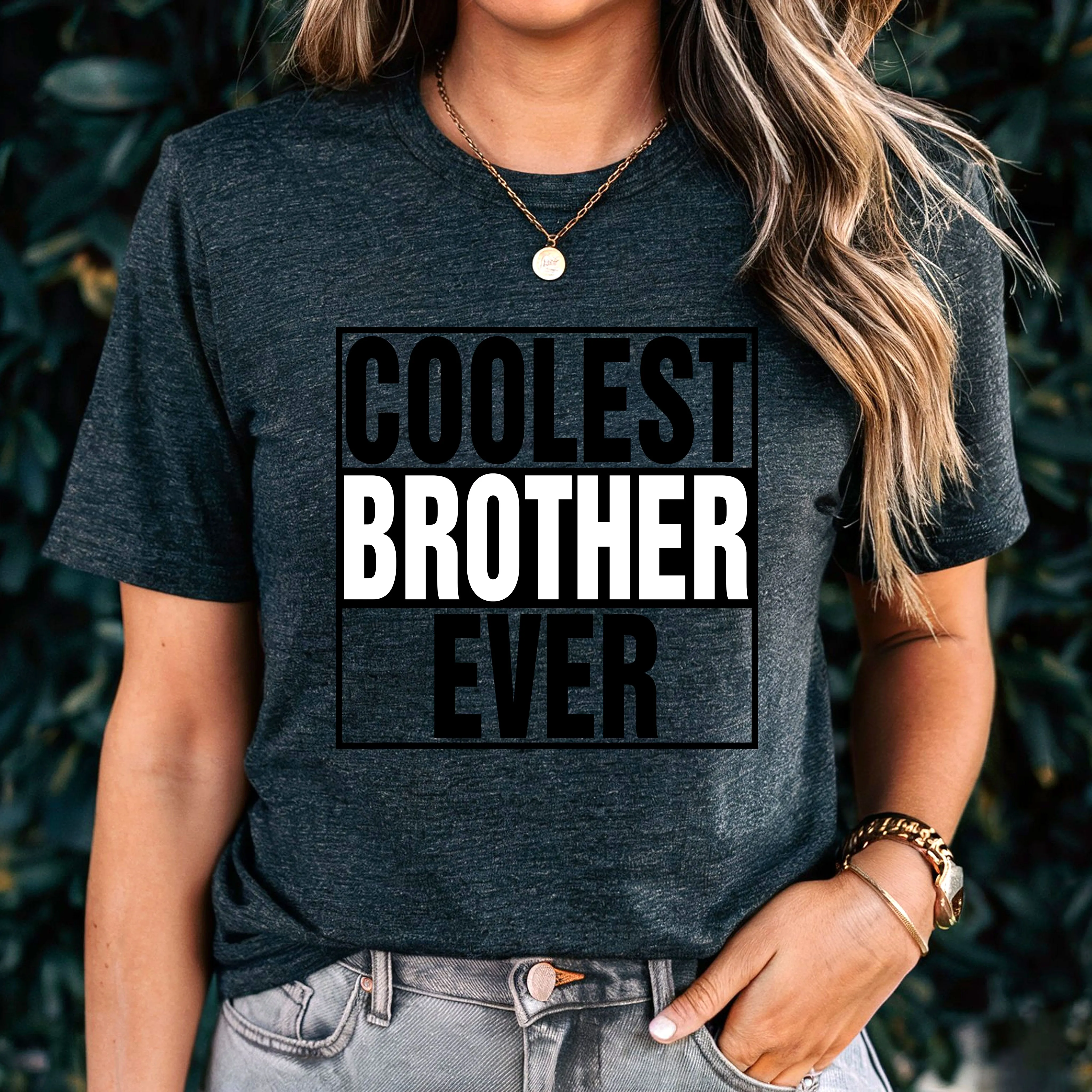 Comfort Colors Big Brother Shirt, Coolest Brother Ever Shirt, Brother Tshirt, Mens Clothing, Family Shirt, Graphic Tees, Christmas Gifts