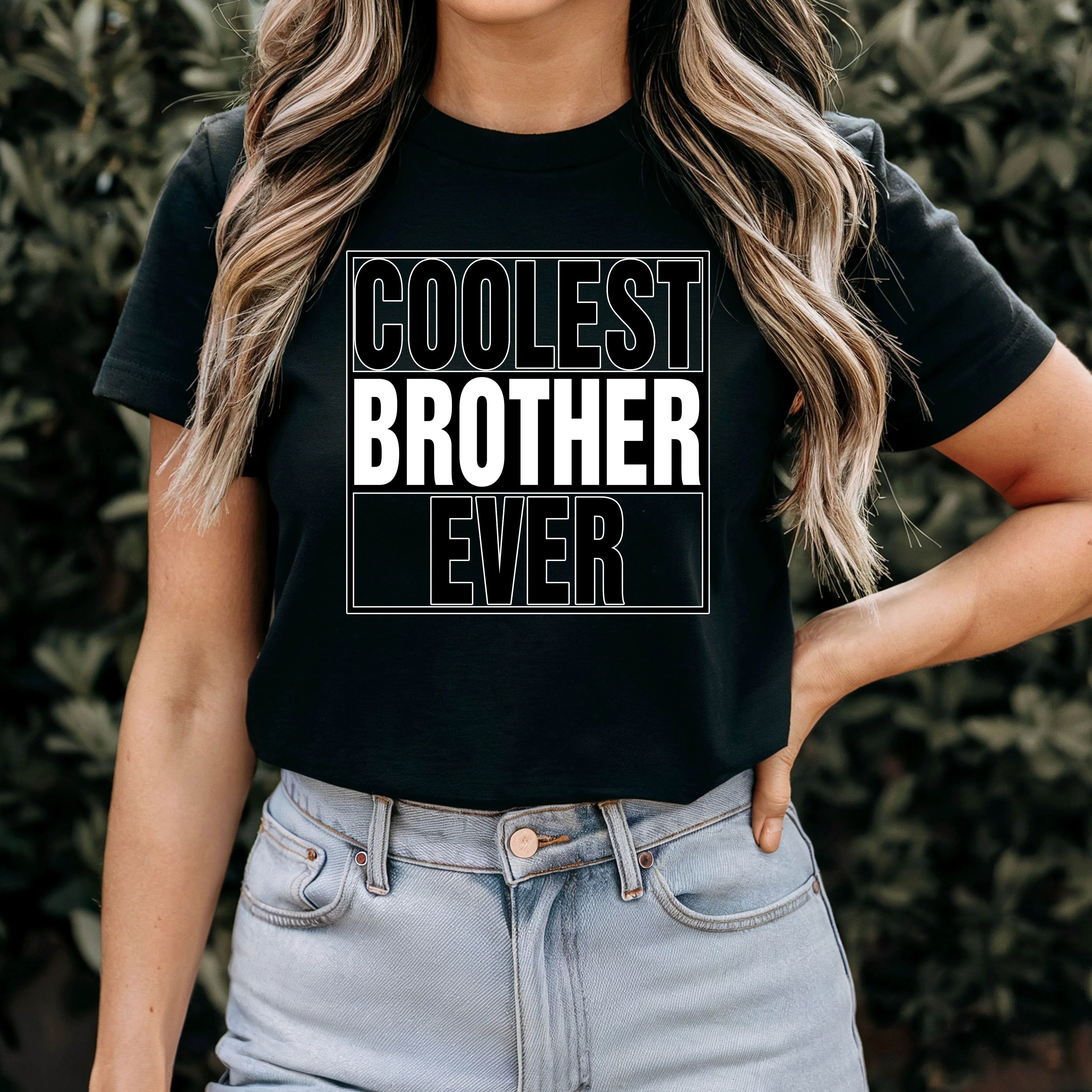 Comfort Colors Big Brother Shirt, Coolest Brother Ever Shirt, Brother Tshirt, Mens Clothing, Family Shirt, Graphic Tees, Christmas Gifts