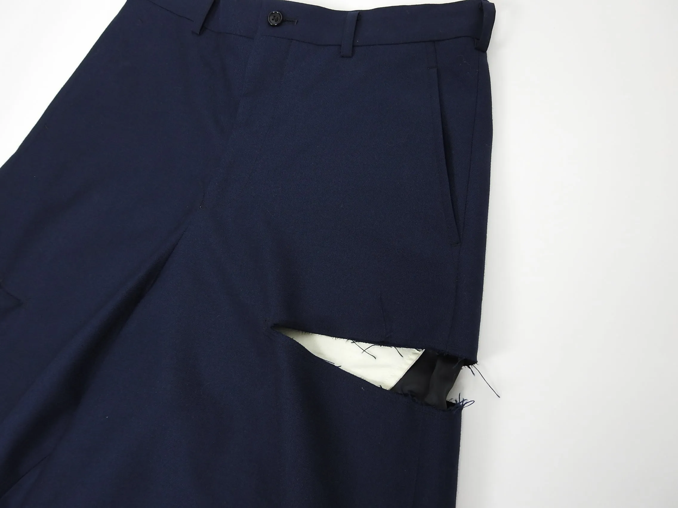 Comme Des Garcon Homme Plus Slit Shorts Medium