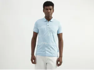Cotton Printed Polo Collar Mens T-shirts
