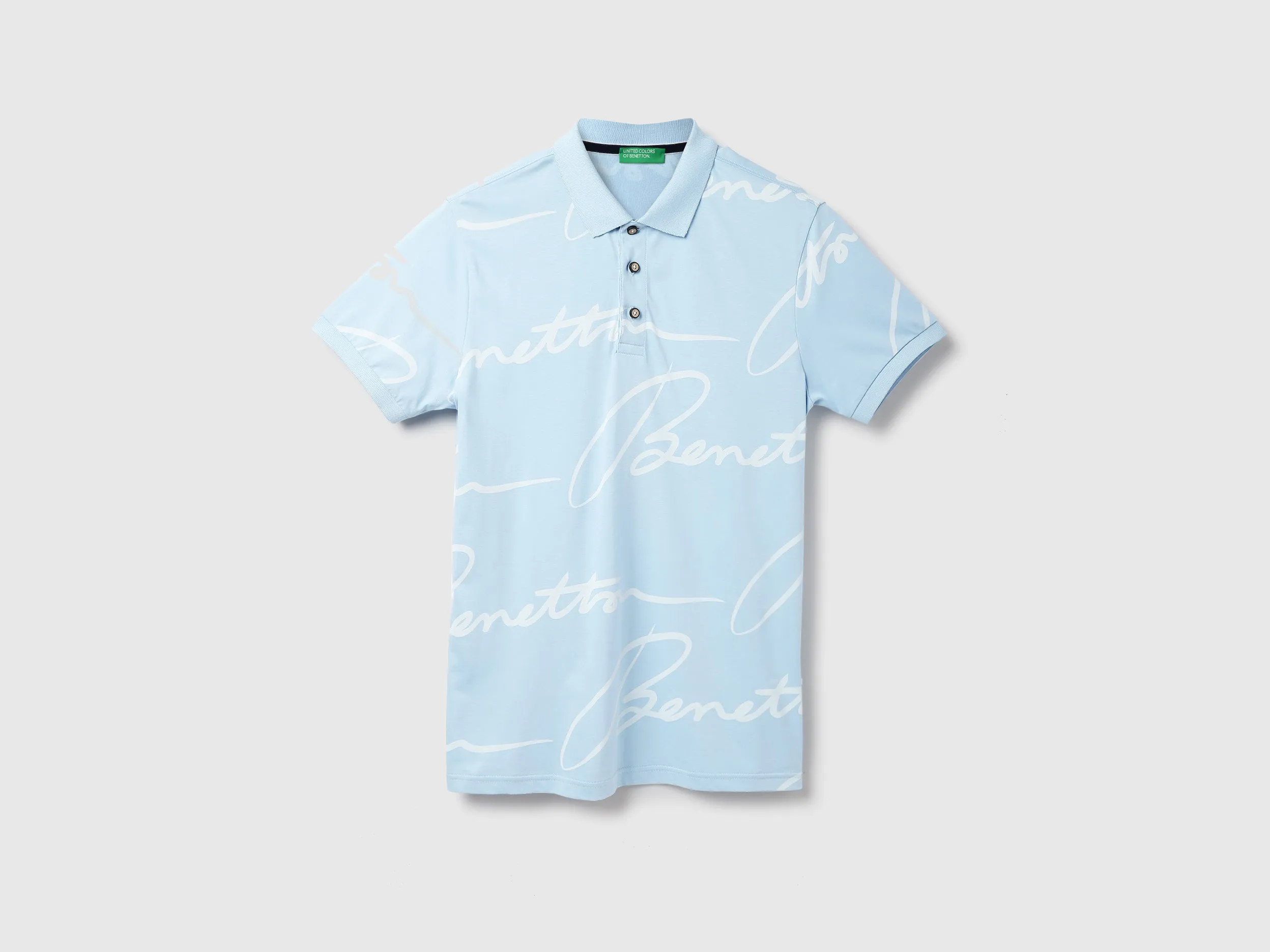 Cotton Printed Polo Collar Mens T-shirts