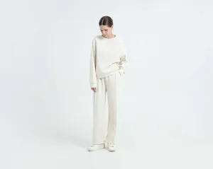 Cream Bamboo Lyocell Long Set