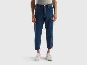 CROPPED LOOSE FIT JEANS