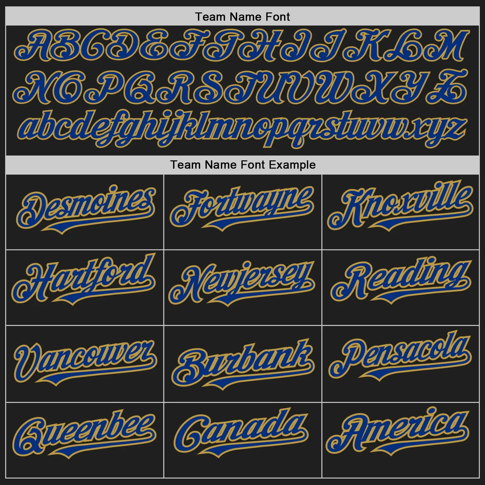 Custom Black Old Gold Pinstripe Royal Two-Button Unisex Softball Jersey