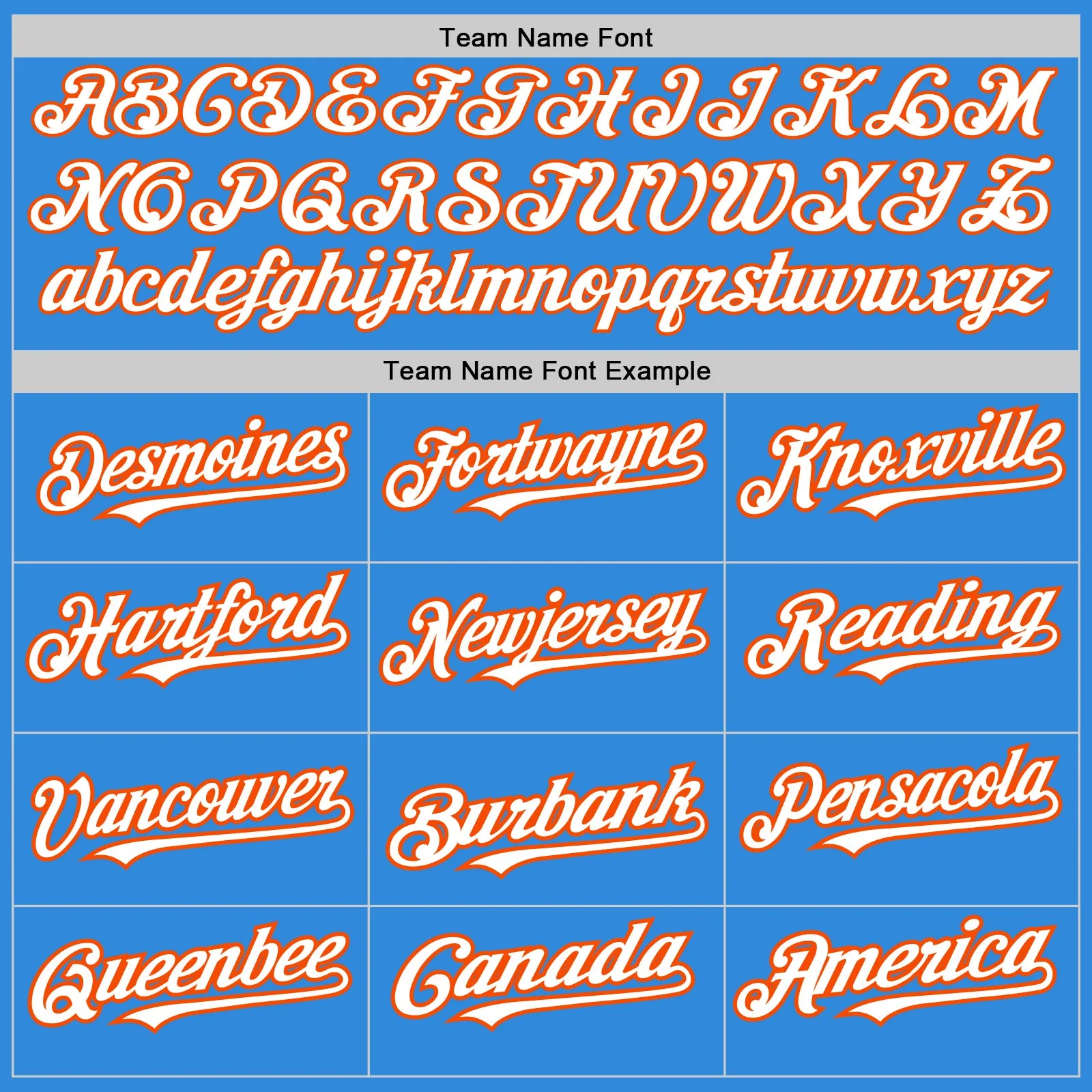 Custom Electric Blue Orange Pinstripe White Two-Button Unisex Softball Jersey
