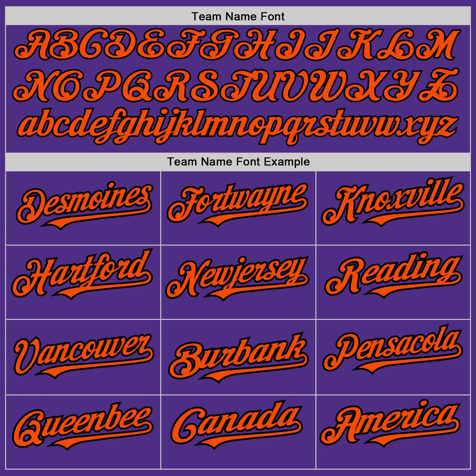Custom Purple Black Pinstripe Orange Two-Button Unisex Softball Jersey