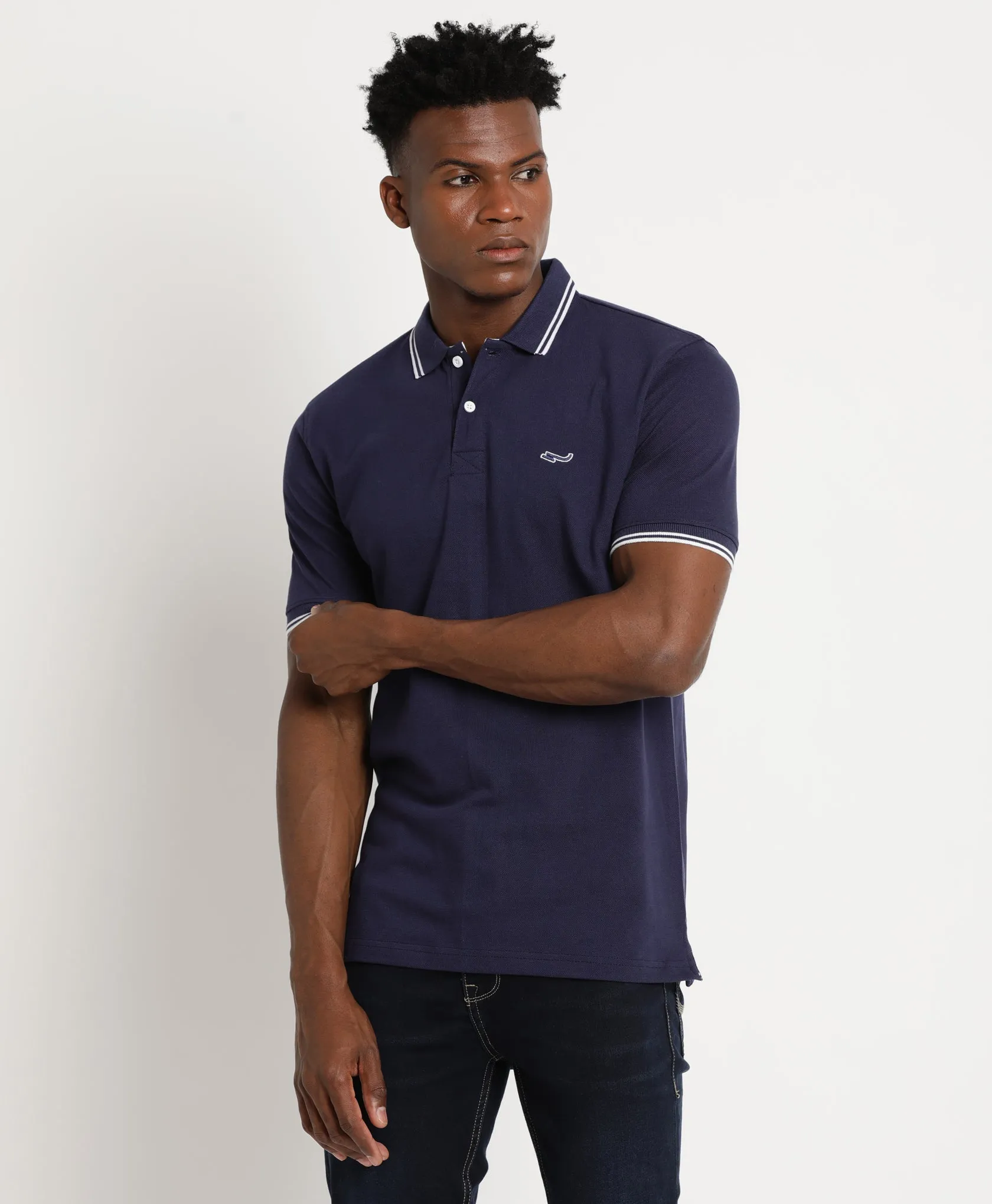 Dark Blue Polo T-Shirt