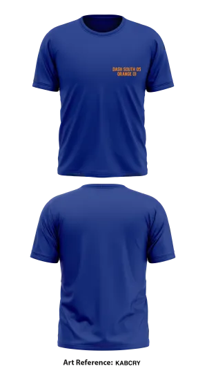 Dash South 05 Orange D1 Store 1 Core Men's SS Performance Tee - kAbCrY
