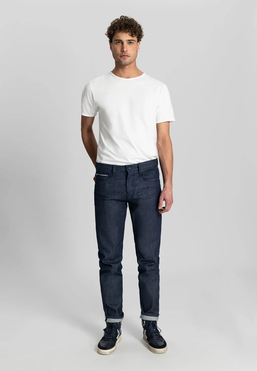 DSTREZZED GENT D RAW LOOSE TAPERED SELVEDGE DENIM JEAN 551264