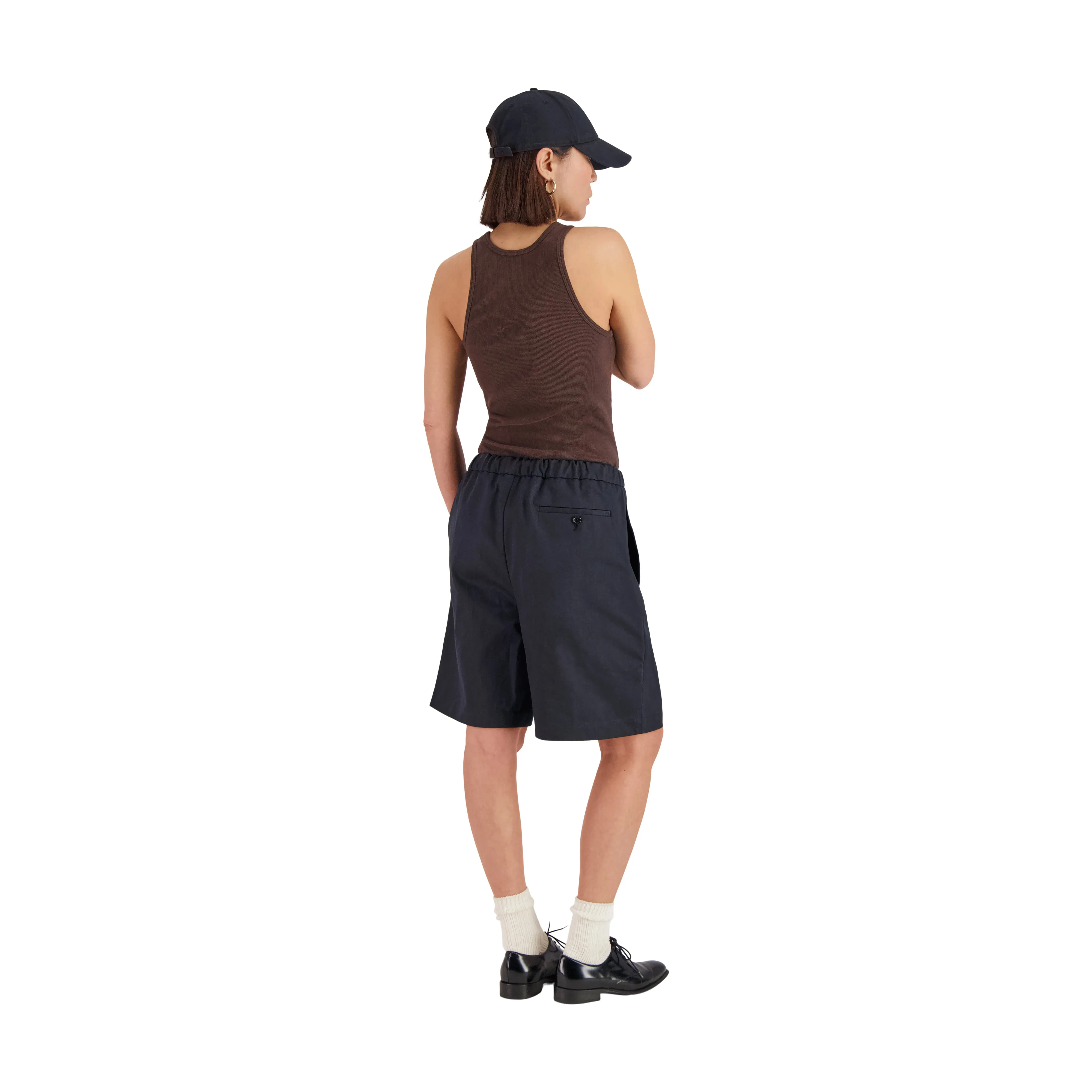 Ed Unlined Drawstring Shorts Black