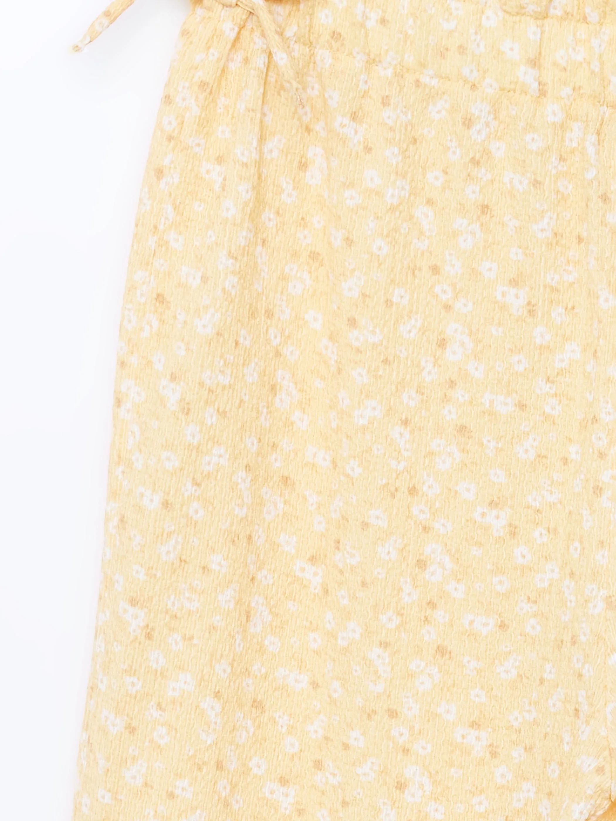 Elastic Waist Floral Girls Tracksuit Bottoms