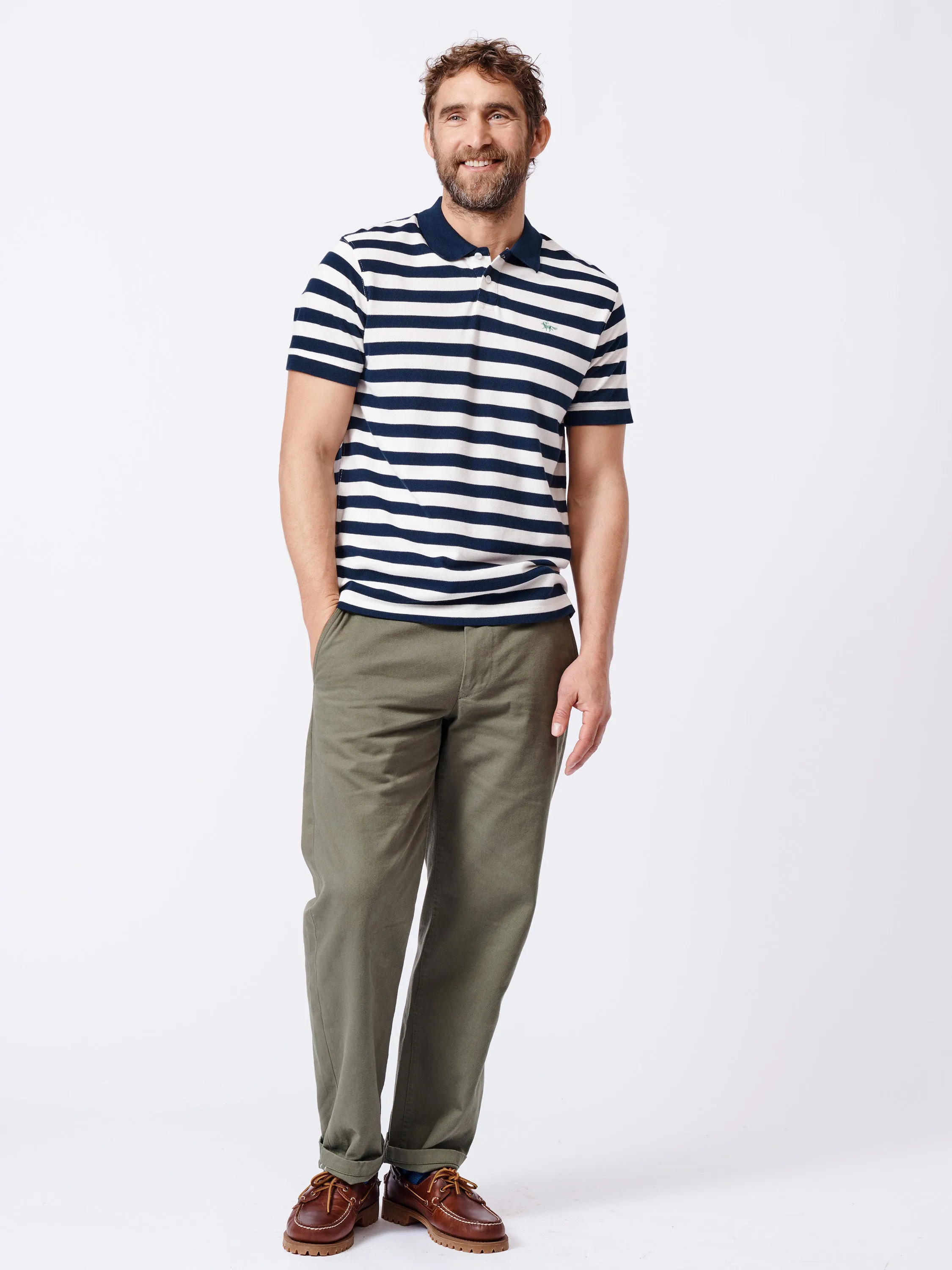 Elkington Striped Polo