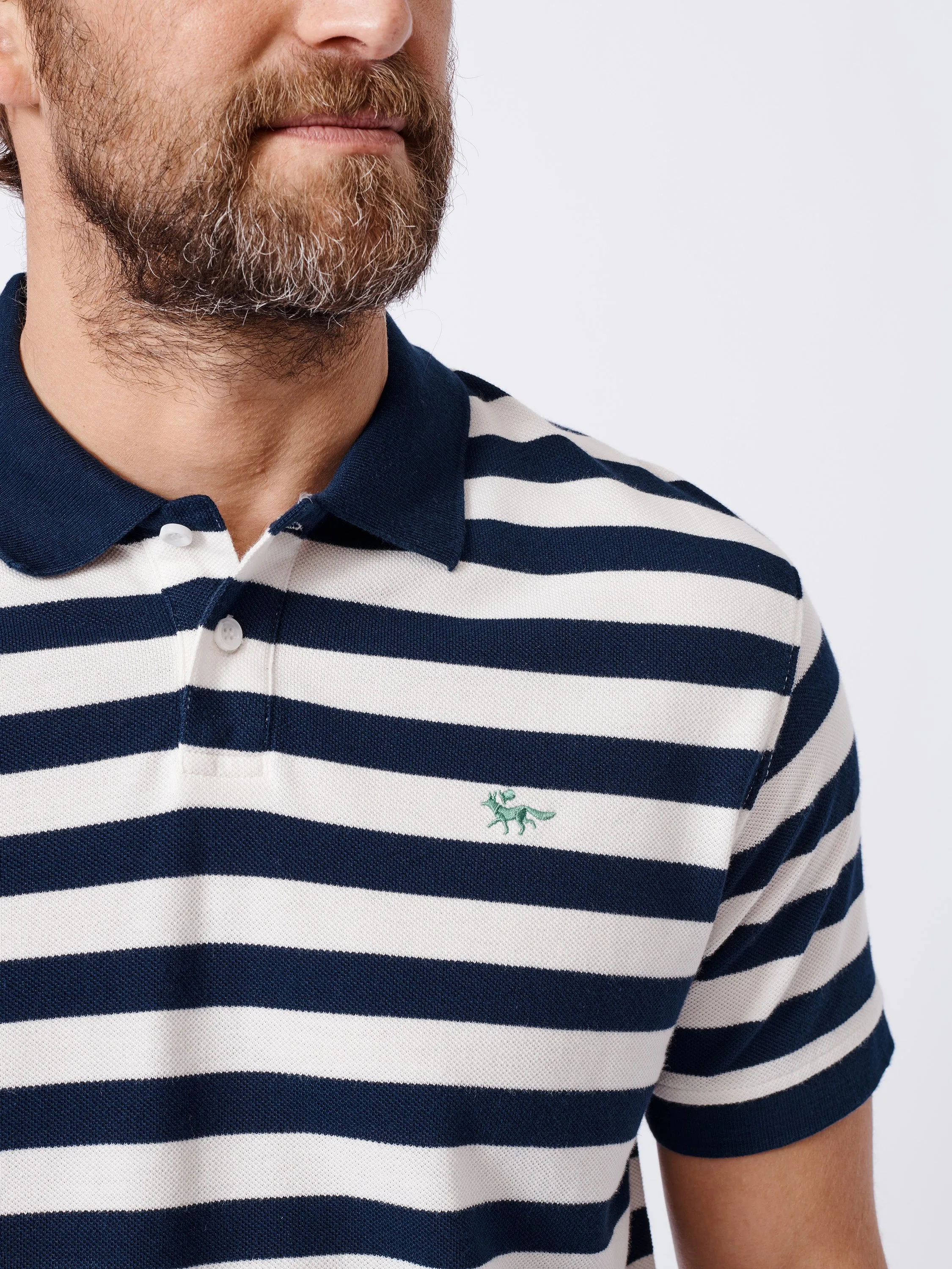 Elkington Striped Polo