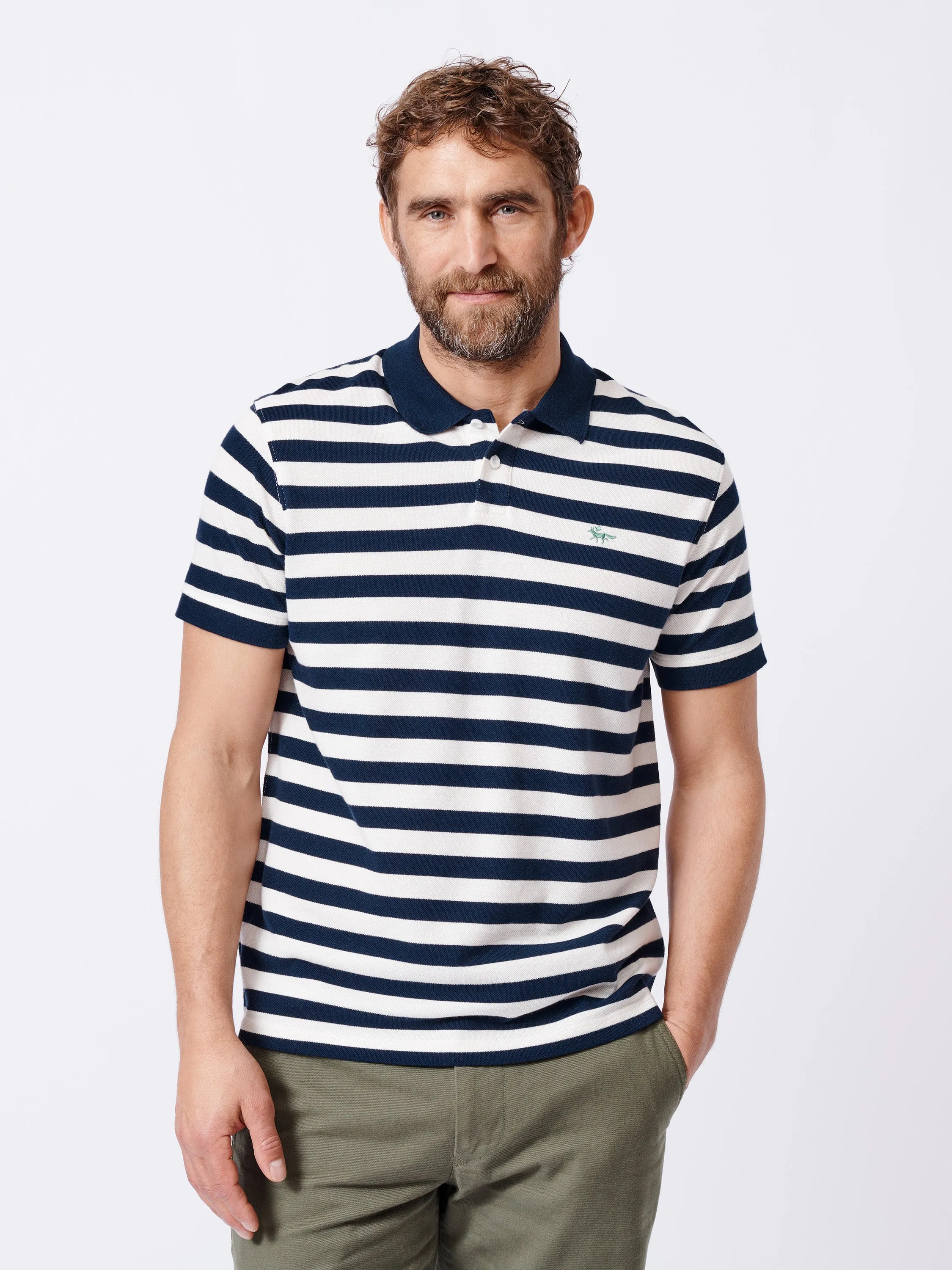 Elkington Striped Polo