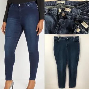 ELOQUII 18V Olivia Sculpting Skinny Jeans Viola Fit 0480