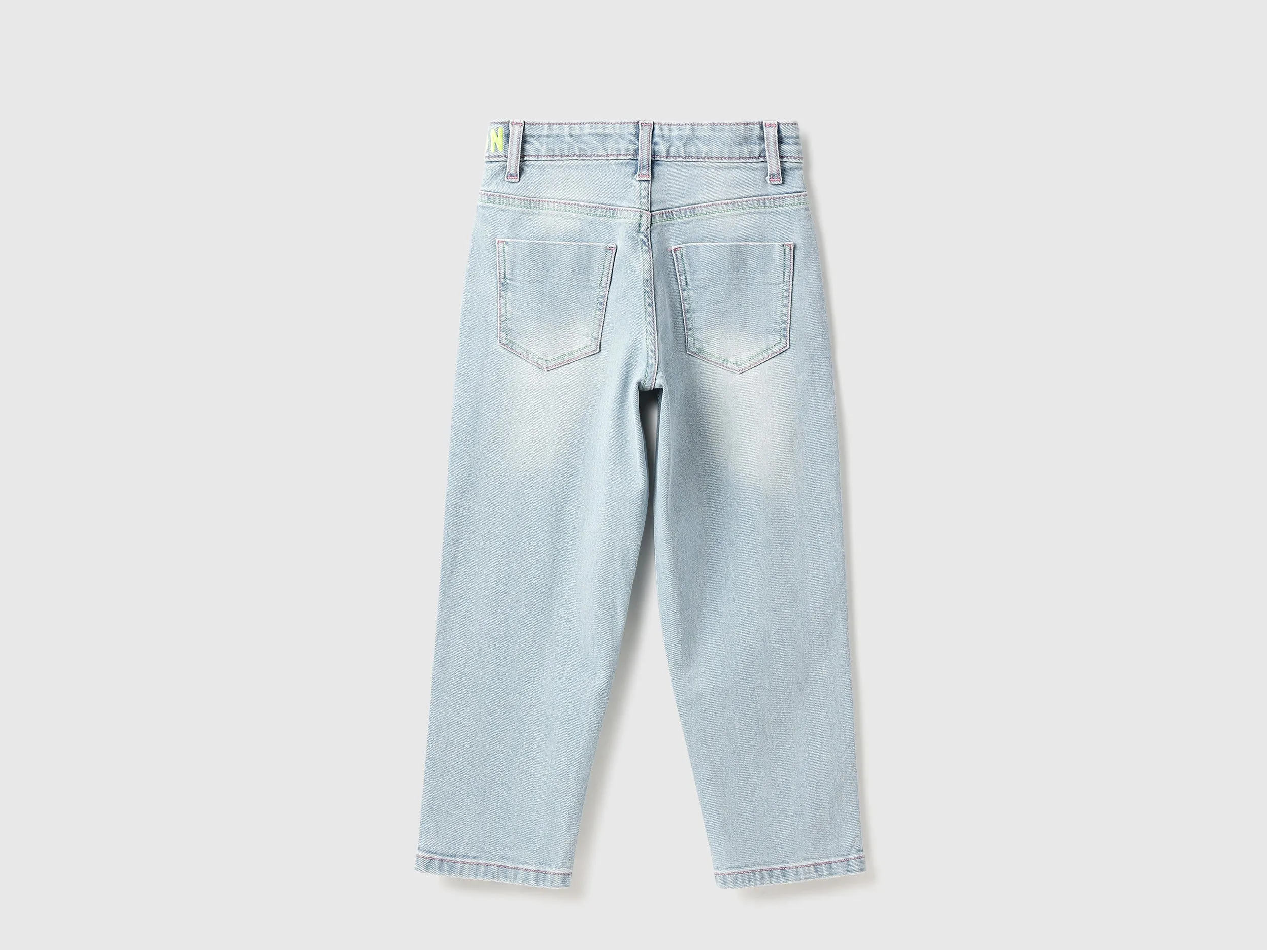 Embroidered Loose Fit Jeans