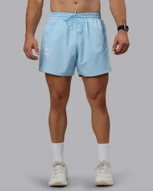 Enjoy The Journey 5" Shorts - Glacial Blue