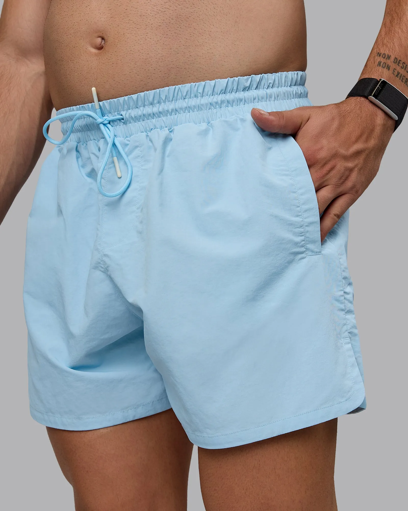 Enjoy The Journey 5" Shorts - Glacial Blue