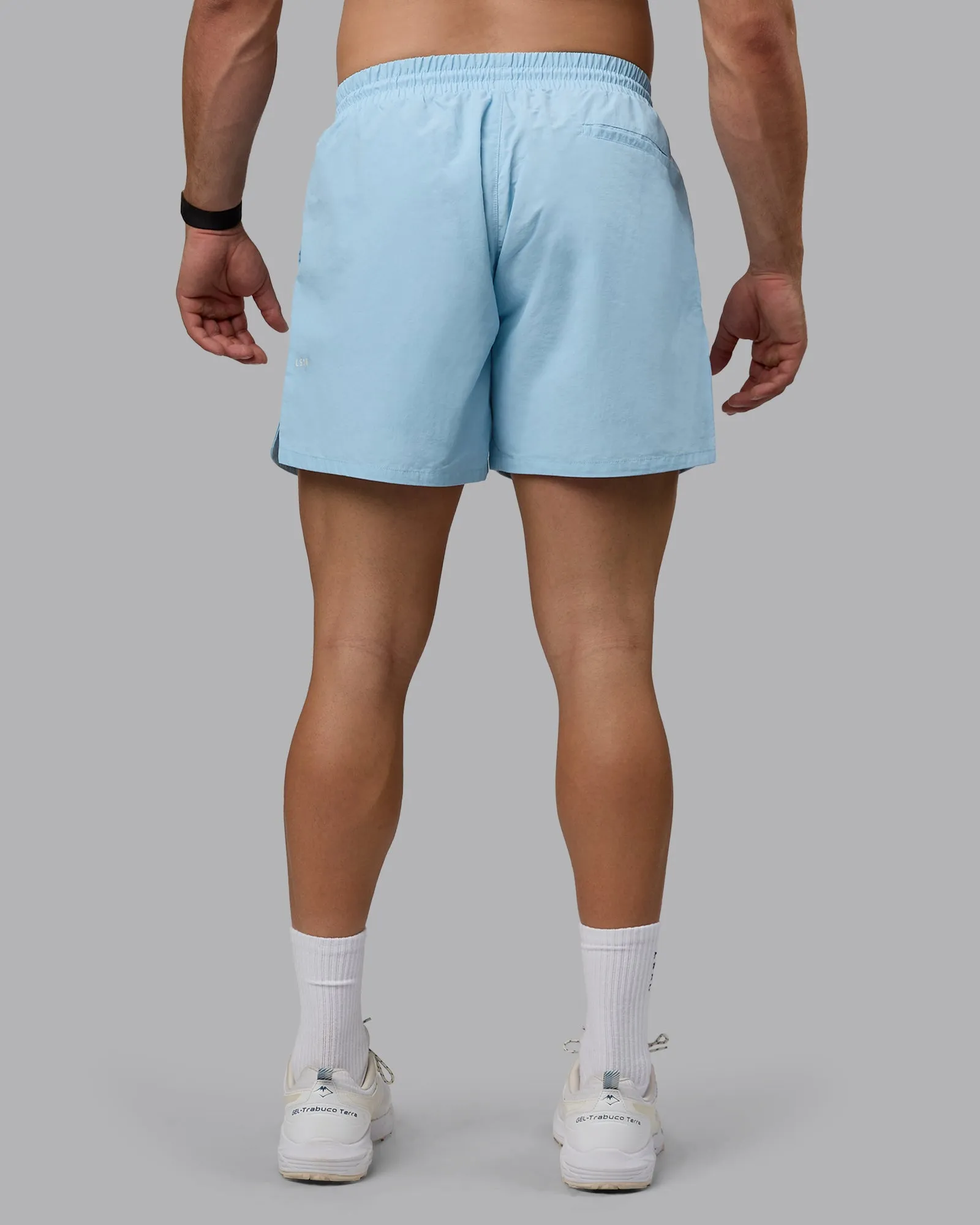 Enjoy The Journey 5" Shorts - Glacial Blue