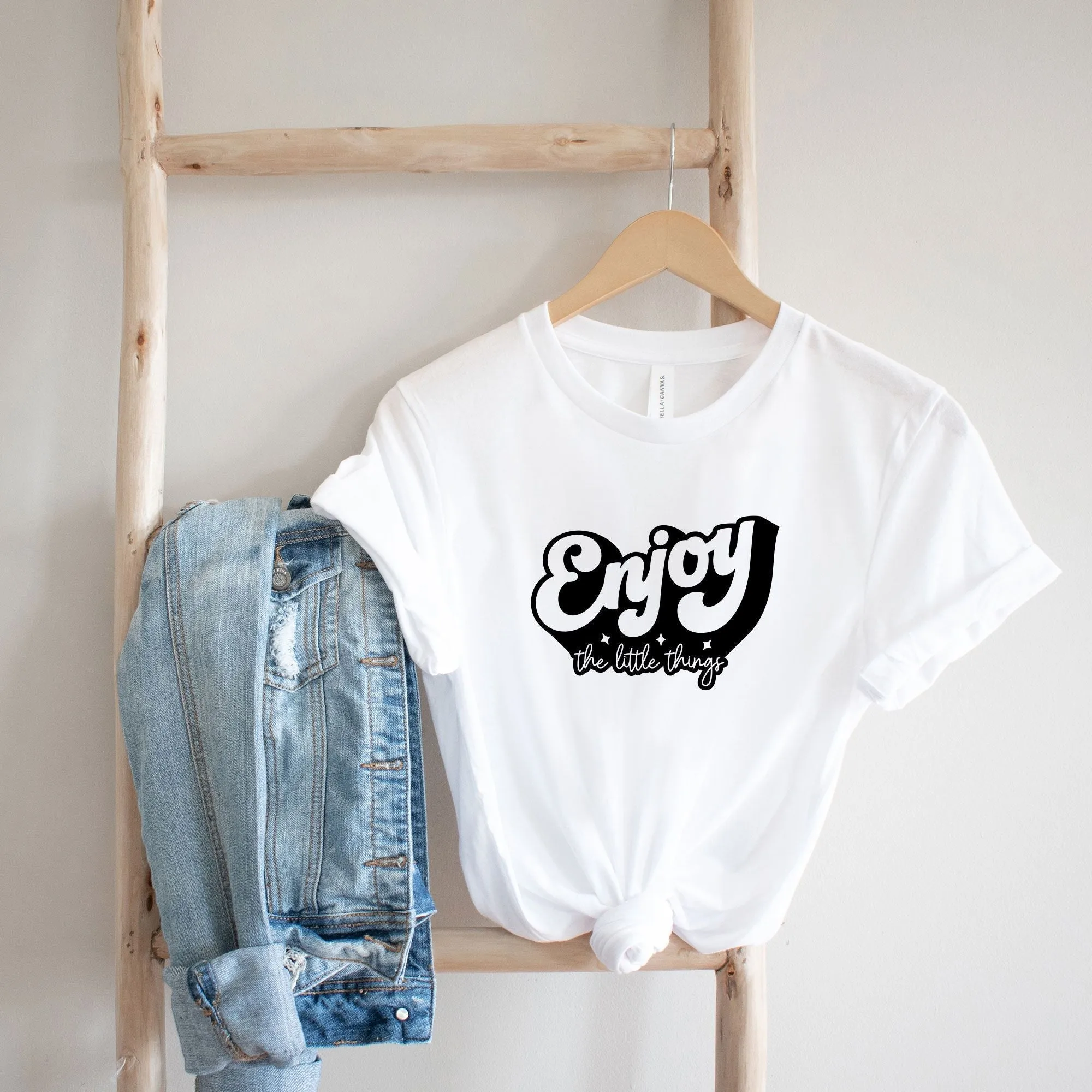 Enjoy The Little Things | Short Sleeve Crew Neck