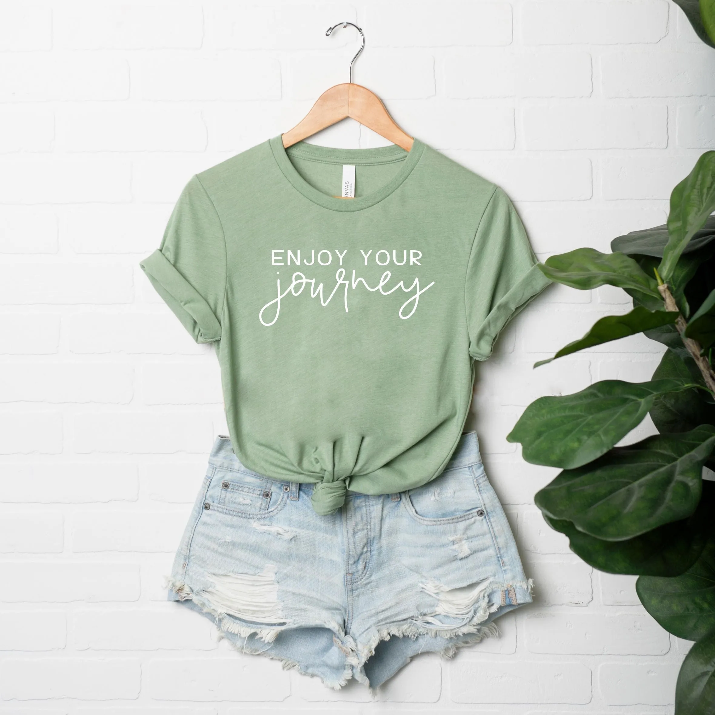 Enjoy Your Journey | Short Sleeve Crew Neck