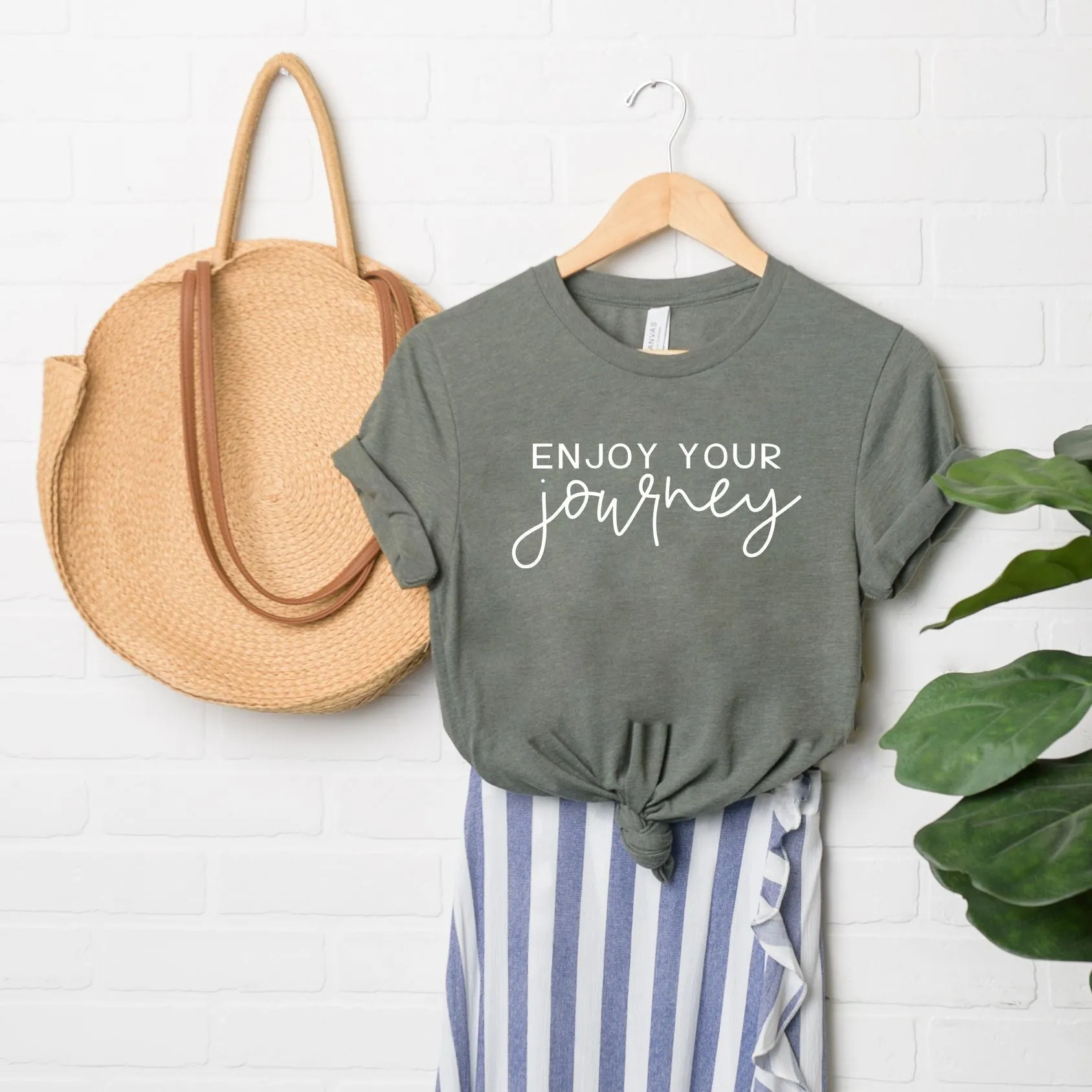 Enjoy Your Journey | Short Sleeve Crew Neck