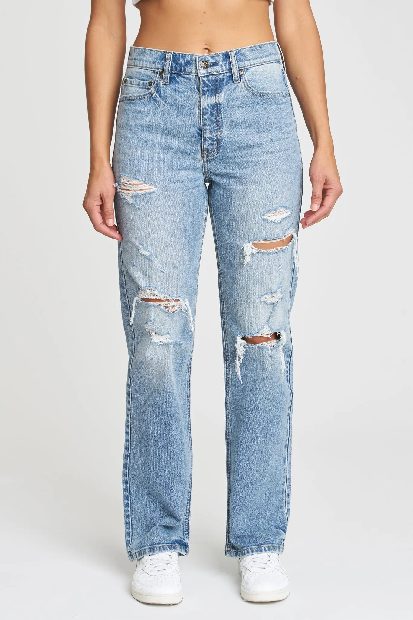 Eunina Codi Dad Jeans in Primrose