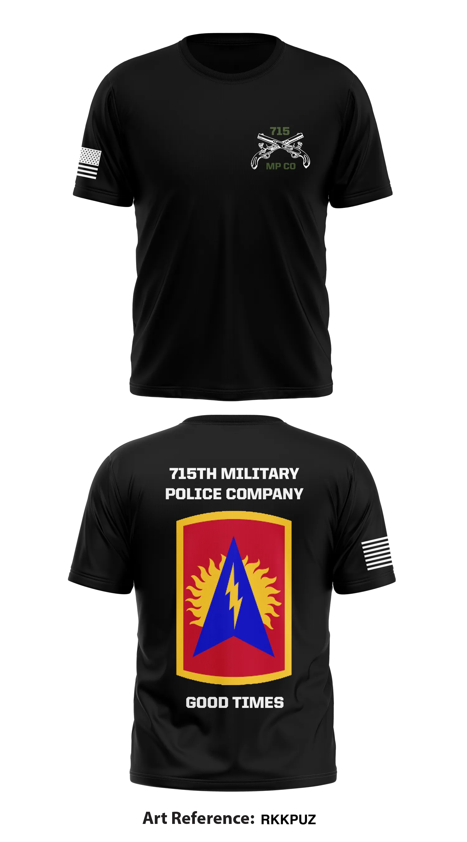 F715th Military Police Company  Store 1 Core Men's SS Performance Tee - RKkPuz