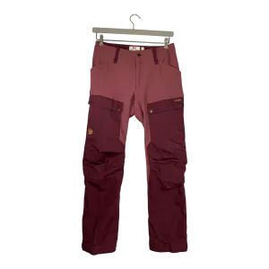 Fjällräven keb g1000 curved fit trousers, wine | woman 40
