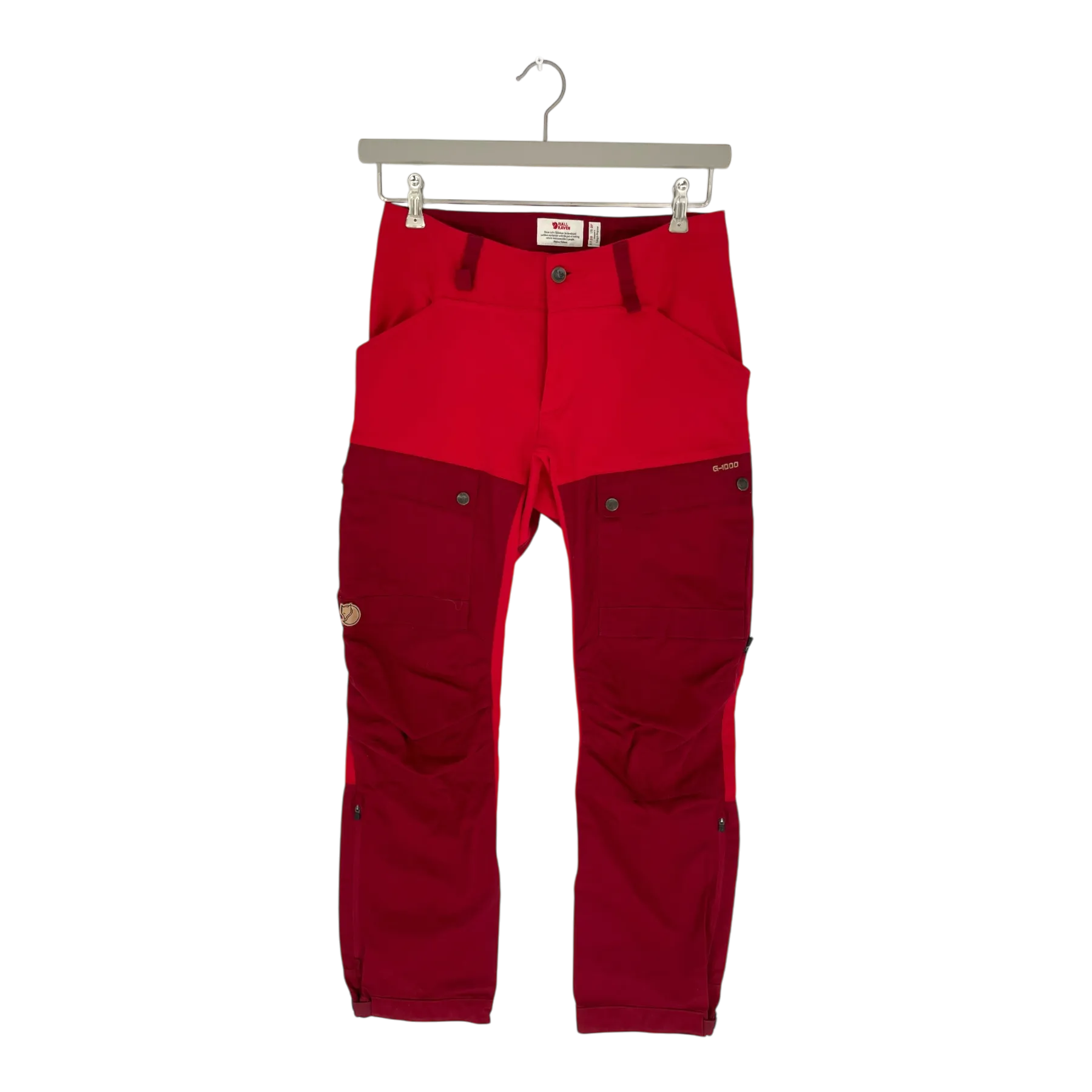 Fjällräven keb g1000 regular fit trousers, red | woman 38