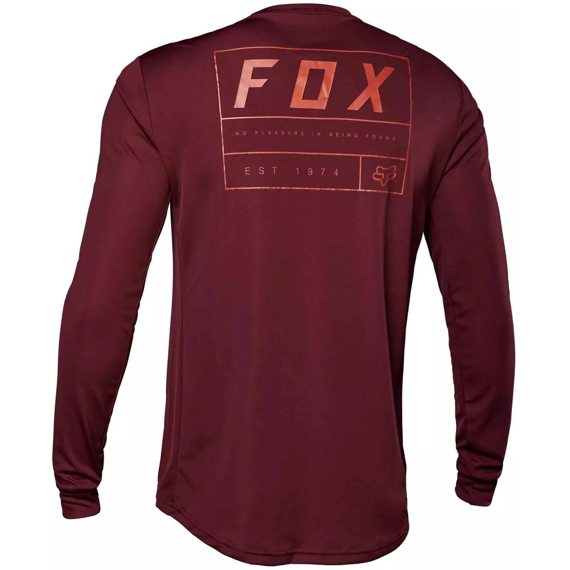 Fox Ranger Swath Long Sleeve Mens Cycling Jersey - Red