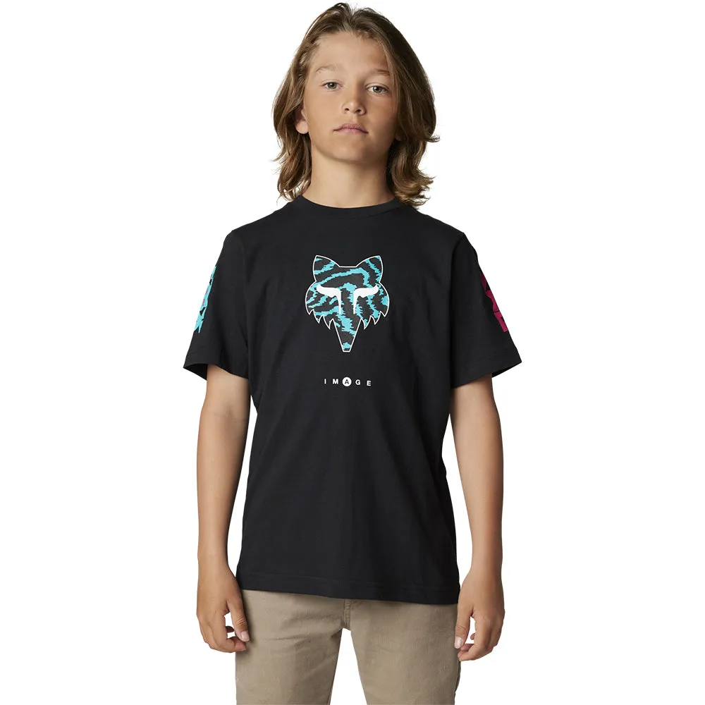 FOX YOUTH NUKLR HEAD SS TEE [BLACK]
