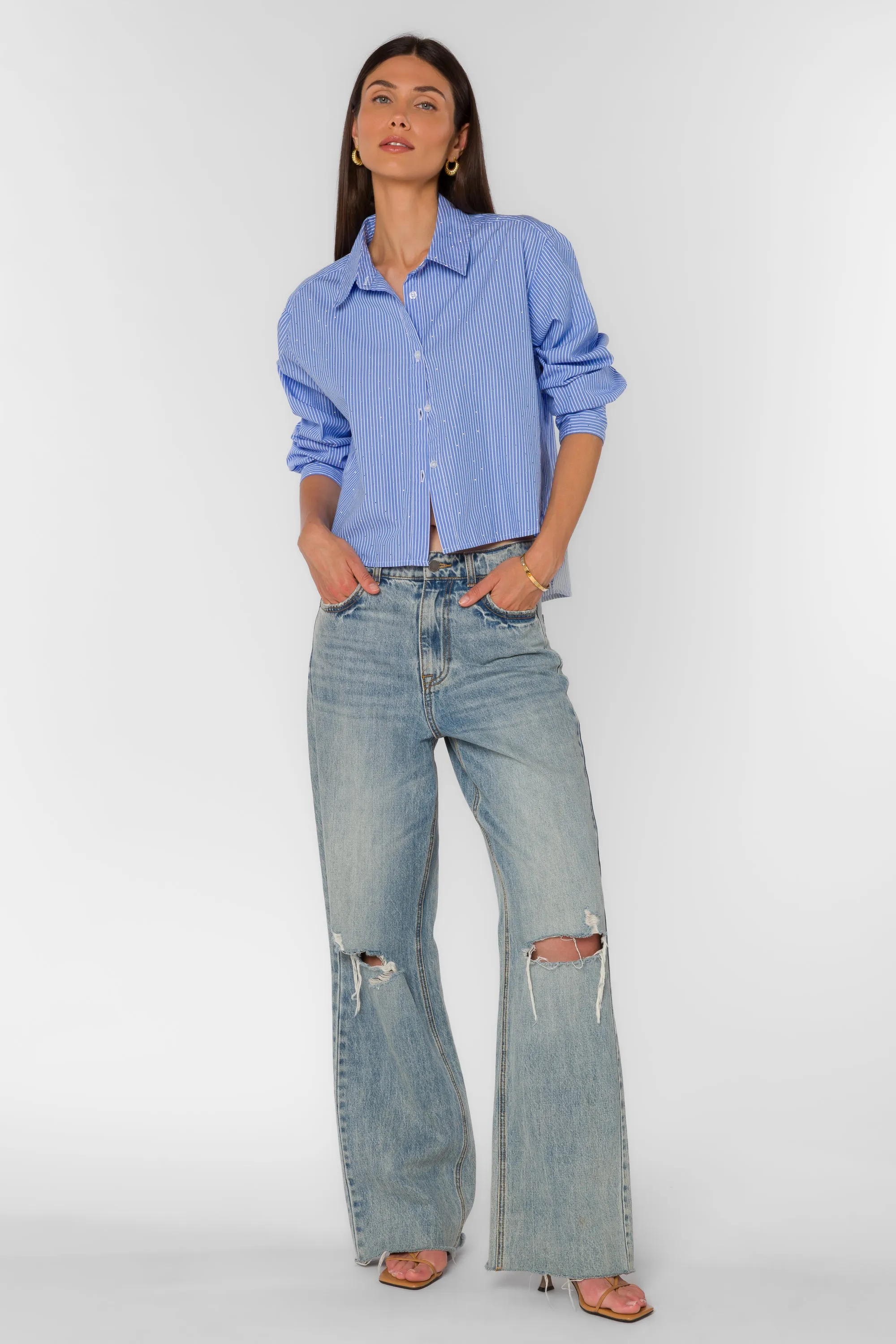 Frazer Blue Stripe Shirt