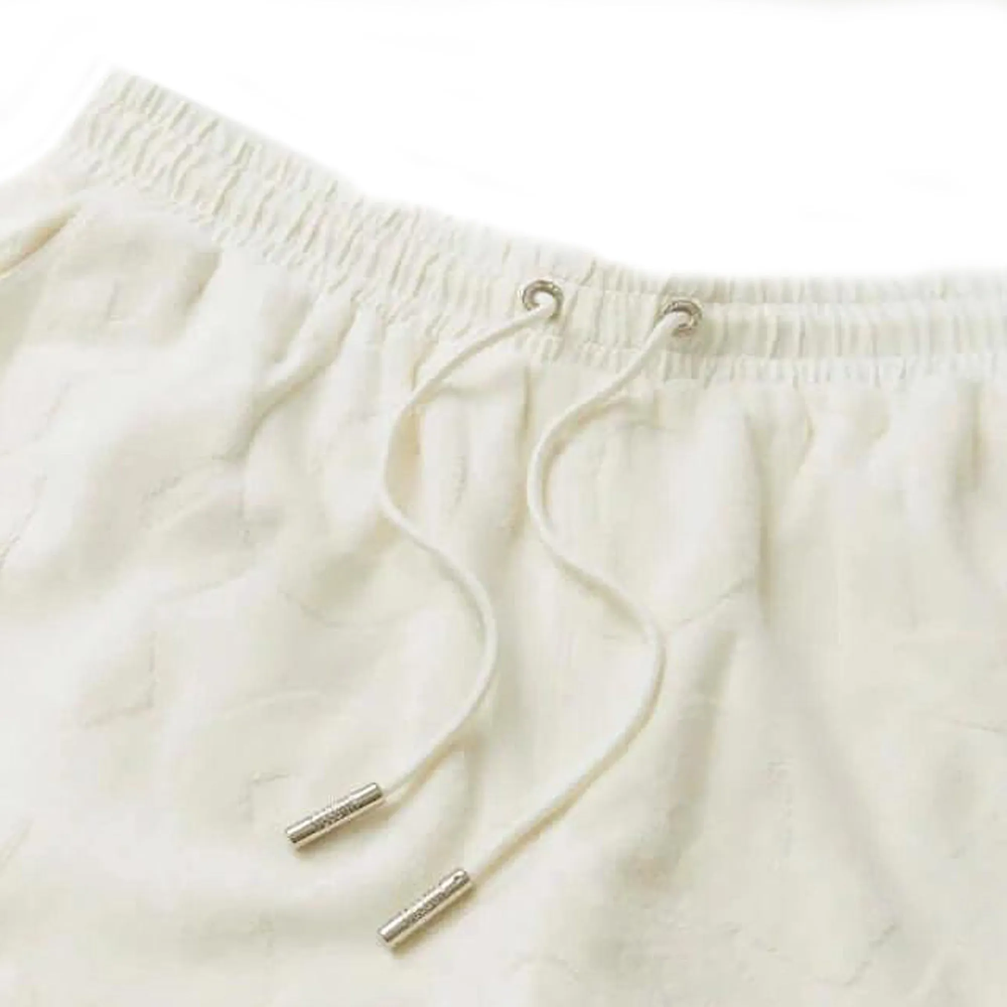 Geedup Play For Keeps Monogram Shorts 'Cream'