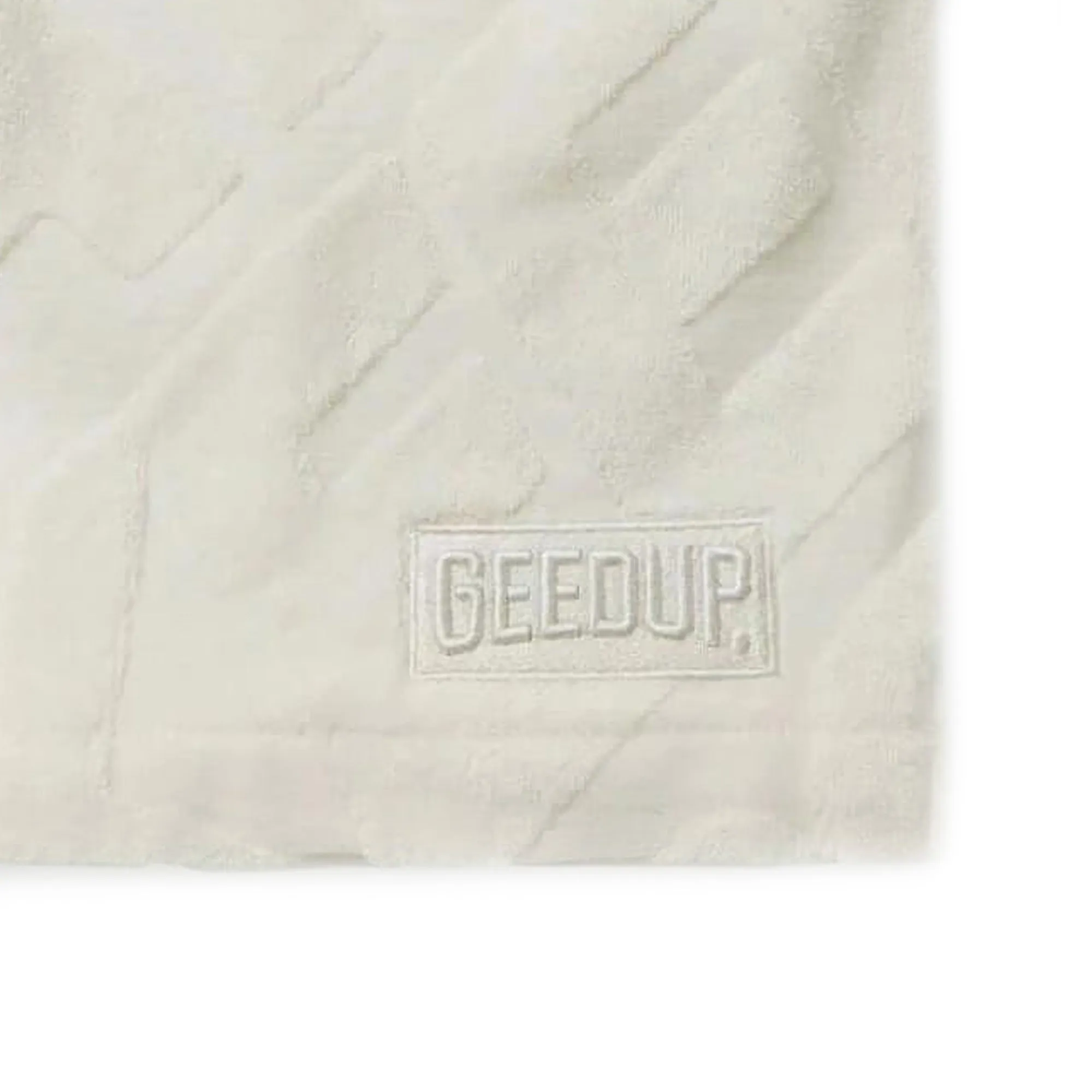 Geedup Play For Keeps Monogram Shorts 'Cream'